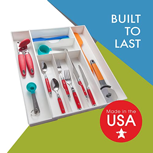 Dial Industries Expandable Silverware, Utensil and Cutlery Kitchen Drawer Organizer Tray - size: Standard Silverware Organizer