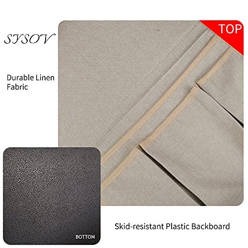 Bedside Caddy Bedside Storage Organizer Magazine Phone Tablet iPad Remote Holder, Organizer Caddy for Home College Dorm Bed, Sofa, Bunk Bed (Pale Khaki) - color: Pale Khaki