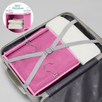 YOUDENOVA Hanging Closet Organizer and Storage, 6-Shelf Closet Hanging Storage Shelves, Light Pink - color: Light Pink