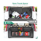 Oasser Trunk Organizer for Car, Hanging Car Organizer with 6 Large Pockets 3 Adjustable Straps 43.3x19 Inch - size: Regular-43.3x19in