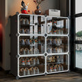 MAGINELS Shoe Rack,Expandable Shoe Cabinet Easy to Assemble. Shoe Storage with Door,Entryway, Closets, Hallway, and Bedroom.Accommodates Up to 24 Pairs of Shoes - size: 2 by 6 (24 Pairs)