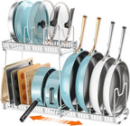 3-Pack Pots and Pans Organizer for Under Cabinet, Bright White - color: Bright White