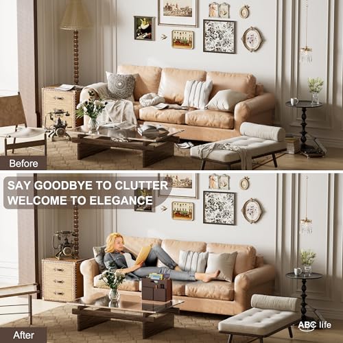 ABC life Magazine Holder Magazine Rack Floor, Stable Foldable PU Leather Newspaper Book Storage Basket Box, Upgraded Magazine File Folder Organizer Free Standing, for Living Room Home Office - Brown - color: Brown(1pc)