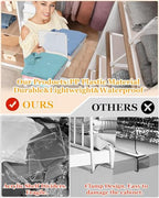 Shelf Dividers for Closet Organization, Portable Closet Shelf Divider, Closet Dividers for Shelves, Shelf Separators, Easy Access and Storage, Fits Wire Shelves and Wooden Boards 3pack