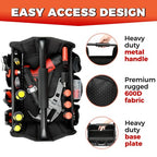 Detailing Caddy Organizer with Handle - Storage, Cars, & Cleaning Caddy for Supplies, Tools, & Home Improvement - Heavy Duty Car Detailing Supplies With Multi-Pockets & Collapsible Tote Design