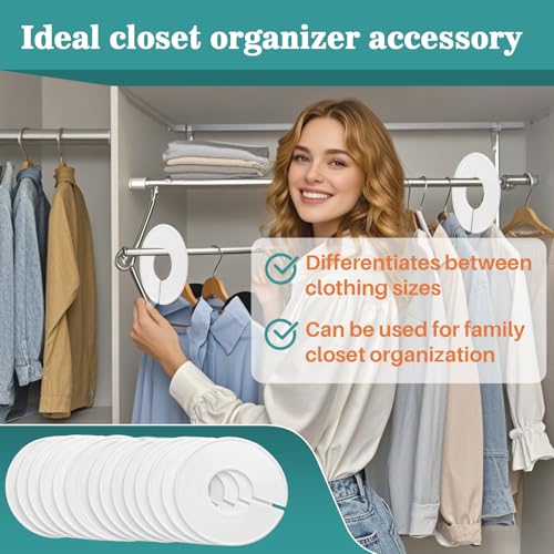 30pcs Closet Dividers Baby Clothes Organizers - Girl Boy Closet Organizers Clothes Dividers Closet Labels Closet Separators Garment Organizer Boutique Clothing Rack Dividers Hanger Dividers Hanger