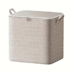 Extra Large Blanket Storage Containers, 220L Breathable Clothes Bedding Pillow Sheet Storage Bags with Zipper, Non-Woven Moving Quilt Large Capacity Storage Bins
