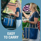 CleverMade Unisex Ecobasket - color: Gray, size: 30L - 3 Pack