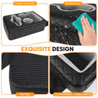 Back Seat Cup Holder for Car, Truck Bed Organizer, Car Truck Boat Organizer, Couch Cup Holder Expander Tray Holds Fit for Coffee Drink Food Snacks Remote with Side Pockets - style: Extended Style