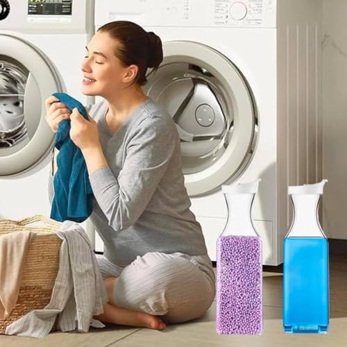 Detergent Storage, 1.5 L Large Capacity Detergent Powder Storage Box, Detergent Box, Detergent Container, 3 pcs,For Detergent, On Fabric Softener Storage