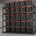 62" W x 24" D x 84" H Garage Shelving Heavy Duty Metal Shelving 3500LBS Storage Shelves Adjustable Metal Shelves for Storage Industrial Garage Shelves for Warehouse Basement - size: 5T 84*62*24
