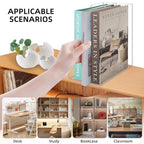 Clear Acrylic Magazine Rack, Vertical File Holder, Desk Organizer Storage Stand for Office, 2 Pack - color: Clear2