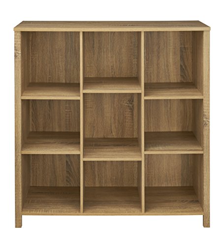 ClosetMaid 9-Cube Premium Adjustable Storage Organizer, Weathered Oak - color: Weathered Oak, size: 9-Cube