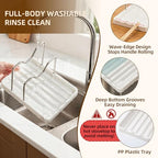 2 in 1 Pot Lid Holder & Spoon Rest for Kitchen Counter, Plastic Utensil Rest with Stainless Steel Pan Lid Holder Organizer While Cooking, Countertop Space Saving Pot Cover Rack | Easy to Clean - color: White- 1 Pack