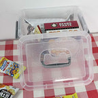 Jekiyo Clear Plastic Storage Bin, 6 Quart Latching Box Container with Lid, 4 Packs - size: 6 Quart