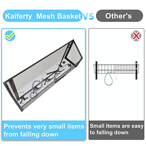 Kaiferty Over The Door Hooks Organizer, Coat Rack Over The Door Storage Hanger Towel Rack, Back of Door Storage Organizer for Bathroom,Bedroom,Kitchen,Office (Black, 2-Tier) - color: Black, size: 2-Tier