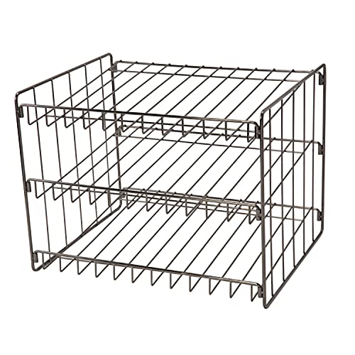 Kitchen Details 3 Tier Can Organizer | Canned Food Storage Rack | Kitchen Cabinet and Pantry Organization | Holds 36 Cans | Space Saving | Onyx - color: Onyx, size: 14.5 x 11.5 x 11 inches