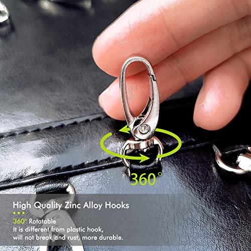 Portable Key Organizer,Zippered Key Organizers Case with 48 Key Hooks and Tags Key Storage,Leather Apartment Manager and Landlord Key Holder,Key Organizer Box for Real Estate Sales,Hotels,Car Service
