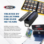 BCW 14-Inch Semi-Rigid #1 Storage Box - 10ct | Holds 350 Semi-Rigid Card Holders | Vertical Card Organizer | Ideal for Sports, Trading Cards Baseball, Magic, Pokemon - style: 10 Pack
