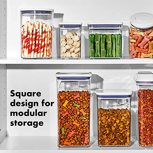 OXO Good Grips Pet POP Container – 2.8 Qt/2.6 L |Ideal for up to 3lbs of Dog Food or 2lbs of Cat Food | Airtight Dog and Cat Food Storage Container | BPA Free - size: Pet POP 2.8 Qt