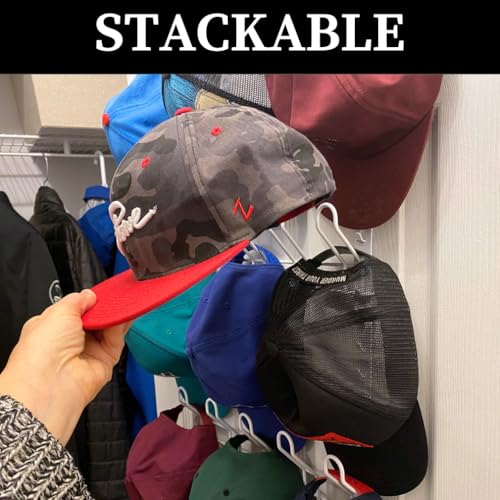 Evelots Over the Door 5-Tier Shoe & Hat Rack for Closet Door - Heavy Duty Metal Closet Organizer - Holds upto 12 Pairs of Shoes, 40 Cap or Accessories
