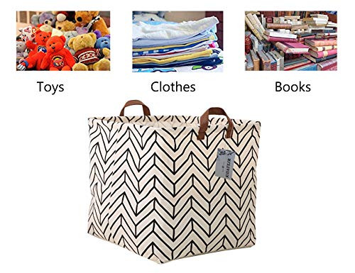 Square Storage Basket Fabric Organizer Bin for Toys,Books,Clothes,Gifts,Pets-Perfect for Home,Office,Nursery,Dorm,Shelf, Gift Baskets(Geometric) - color: Geometric