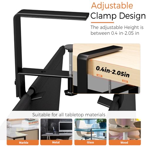 Under Desk Cable Management Tray - 36" Cord Organizer for Desk No Drill, Fabric Under Table Wire Organizer with 16X Cable Ties Hide for Office/Home, Cord Hider Fits Adapters & Sockets, Black - color: Black, size: 36'' L
