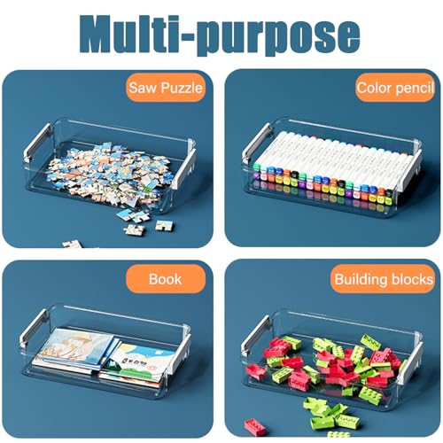4 Pack 5.5qt 9 x 13 Clear Plastic Storage Box with Snap-Tight Latch, Stackable Organizer Container for A4 Files, Photos, Documents, Scrapbook, Crafts, and Art Supplies,Clear Storage Box With Lids