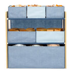 Delta Children - GapKids 6 Bin Toy Organizer - Greenguard Gold Certified, Indigo Blue - color: Indigo Blue
