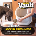 Vittles Vault Traditional Pet Food Storage Container For Dog Kibbles/Bird Seed/Oatmeal/Rice/Flour/Cereal, BPA Free Plastic, Sealed Airtight For Cat Food, Up To 60 lb, Made in USA, With Scoop, Gray - size: 60 Pounds