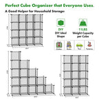 C&AHOME Plastic 16-Cube Grey UPCS16G - color: Grey