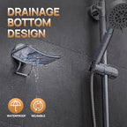 LEVERLOC Chrome Suction Cup Soap Dish Holder for Shower Wall Drill-Free Rustproof Waterproof Wall Mount Strong Suction Removable Bar Soap Sponge Holder for Bathroom Bathtub Kitchen - style: 1 tier Chrome