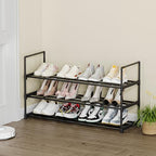 Shoe Rack, 3-Tier Shoe Organizer, Sturdy Shoe Storage Shelf, Perfect for Front Door Entrance, Closet & Entryway, Easy to Assemble, DIY Layering Options (S - 3 Tier) - size: 3 Tiers
