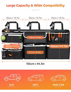 Oasser Car Storage Organizer New Version, Hanging Trunk Organizer with 10 Different Functional Storage Bags for SUV Truck MPV VAN - size: New version-Large
