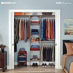 ClosetMaid 1951140 SuiteSymphony 16-Inch Closet Organizer with Shelves, Natural Gray - color: Natural Gray, style: Closet Organizer w/Shelves
