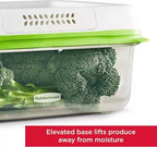 Rubbermaid FreshWorks Saver, Large Produce Storage Container, 18.1-Cup, Clear - size: 18.1 Cup