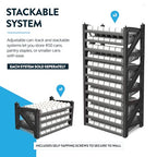 Shelf Reliance Cansolidator Max Small - 1-Pack Can Organizer for Pantry, Stackable Soda Can Storage for Kitchen, Holds 156 Cans of Food or Soda - size: 1 Pack, style: 156 Soup Can