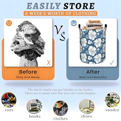 Colorful Llama with Cool Sunglasses Laundry Basket with Handles, 19.7"x15.7" Clothes Foldable Laundry Hamper Organizer for Dorm Nursery Bedroom Bathroom Decor, Toy Storage Bin for Kids - style: Llama54
