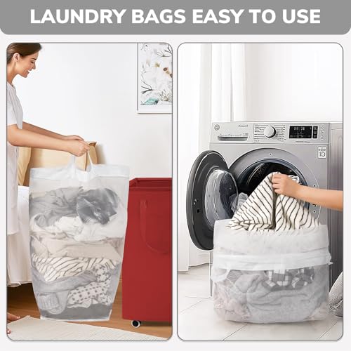 Goodpick Laundry Basket with Wheels,75L Large Roolling Laundry Basket with Removable Wash Bag, Clothes Hamper with Wheels for Laundry Room, Red - color: Red 1-Pack