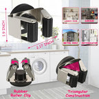 4 Pack Magnetic Mop Broom Holder, Heavy Duty Magnetic Mop Hanger for Refrigerators, Magnetic Mount Mop Broom Holder for Laundry Room Garage Kitchen Workshops Metal Shed - size: 4 Pack Magnetic Mop Broom Holder