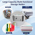 2 Pack Legal Size Wall Amount Pocket File Holder Metal Mesh Hanging Wall File Organizer Black Single File Pocket Wall Mounted Mail Organizer Magazine Rack for Office Home School 15.7" L x6.9" Wx3.4" H