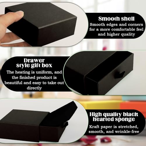 Coobbar Luxury Velvet-Lined Jewelry Gift Box 12-Pack, Compact Drawer Style Organizer for Earrings & Rings, Elegant Bracelet Display Box, Small Jewelry Storage Box, 3.5x3.5x1.26 Inches (Coffee) - color: Coffee