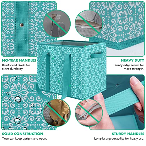 WISELIFE Reusable Grocery Bags [2 Pack],Large Grocery Tote Bag Water Resistant Shopping Bags Foldable Grocery Bag for Clothes,Shoes and Picnic,Green - color: Green, size: 2 PCS