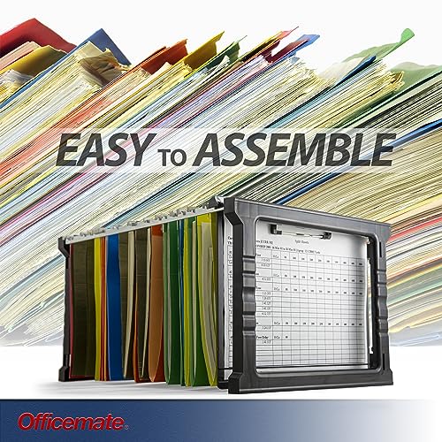 Officemate Plastic Hanging File Folder Frame, 18 Inch, Letter and Legal Size.(91961) (Pack of 4) - size: 18 Inch (Pack of 4)