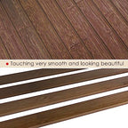 SMIBUY Bamboo Shoe Rack Bench, 3-Tier Shoe Organizer Storage Shelf for Entryway Hallway Bathroom Living Room (Walnut) - color: Walnut