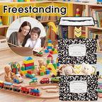 Geelin 3 Pcs Teacher Appreciation Baskets Pencil Book Storage Basket for Gifts Collapsible Waterproof Canvas Cute Storage Bin Organizer with Handles for Book Closet Shelf Nursery Decor - style: Back to School