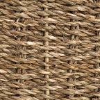 Household Essentials Handwoven Seagrass Rectangular Storage Basket, Natural - color: Natural Seagrass