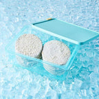 LocknLock Freezer Fit Plastic Freezer Containers | Airtight Stackable Food Storage for Meal Prep | Microwave & Dishwasher Safe | BPA Free Freezer Container with Lid, 2.2L - size: 2200ml