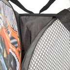 Jay Franco Monster Jam Break Out Pop Up Hamper - Mesh Laundry Basket/Bag with Durable Handles - Features Grave Digger & Megalodon - color: Monster Jam