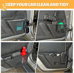 MAIKER 4PCS Metal Front Rear Door Storage Box Compatible with 2007-2018 Jeep Wrangler JK 4 Door, Replaces OEM Door Nets, Expands Interior Storage Space - size: JK/JKU Front ＆ Rear